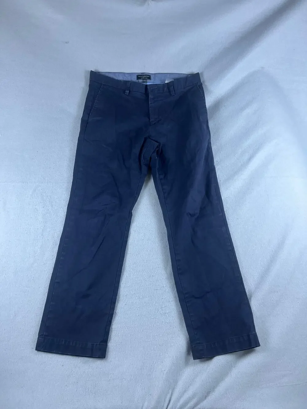 Banana Republic Emerson Chino Pants Mens 34x32 Blue Straight Fit Preppy Business
